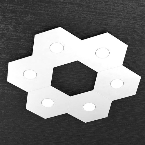 Plafoniera-moderna-Top-Light-HEXAGON-1142-6L-A3-GX53-LED-tonda-lampada-parete-soffitto