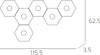 Plafoniera-moderna-Top-Light-HEXAGON-1142-6L-A7-GX53-LED-metallo-lampada-parete-soffitto