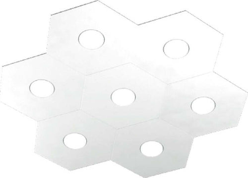 Plafoniera-moderna-Top-Light-HEXAGON-1142-7L-GX53-LED-metallo-lampada-parete-soffitto