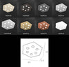 Plafoniera-moderna-Top-Light-HEXAGON-1142-PG-GX53-LED-metallo-lampada-parete-soffitto