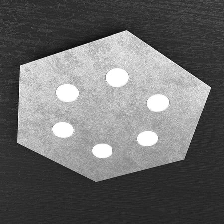 Plafoniera-moderna-Top-Light-HEXAGON-1142-PG-GX53-LED-metallo-lampada-parete-soffitto