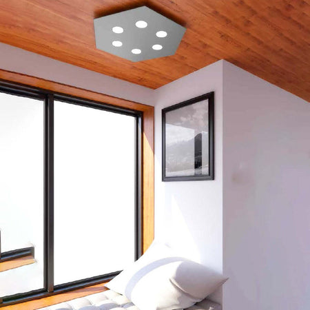 Plafoniera-moderna-Top-Light-HEXAGON-1142-PG-GX53-LED-metallo-lampada-parete-soffitto