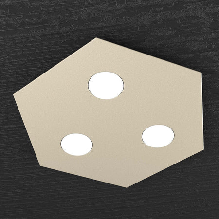 Plafoniera-moderna-Top-Light-HEXAGON-1142-PP-GX53-LED-metallo-lampada-parete-soffitto