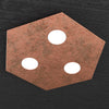 Plafoniera-moderna-Top-Light-HEXAGON-1142-PP-GX53-LED-metallo-lampada-parete-soffitto
