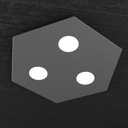 Plafoniera-moderna-Top-Light-HEXAGON-1142-PP-GX53-LED-metallo-lampada-parete-soffitto