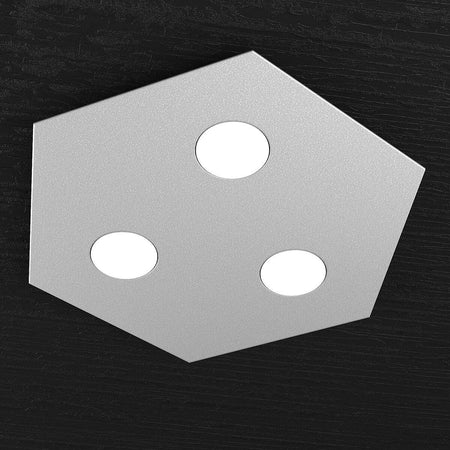 Plafoniera-moderna-Top-Light-HEXAGON-1142-PP-GX53-LED-metallo-lampada-parete-soffitto