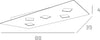 Plafoniera-moderna-Top-Light-NOTE-1140-5-GX53-LED-metallo-lampada-soffitto-parete