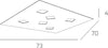 Plafoniera-moderna-Top-Light-NOTE-1140-6-GX53-LED-metallo-lampada-soffitto-parete