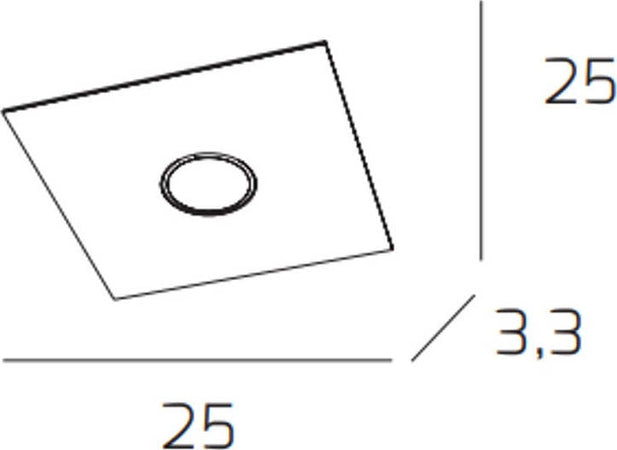 Plafoniera-moderna-Top-Light-PLATE-1129-PL1-Gx53-LED-metallo-lampada-soffitto