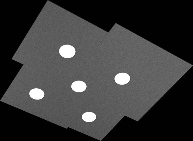 Plafoniera-moderna-Top-Light-PLATE-1129-PL5-Gx53-LED-metallo-lampada-soffitto