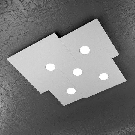 Plafoniera-moderna-Top-Light-PLATE-1129-PL5-Gx53-LED-metallo-lampada-soffitto