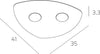 Plafoniera-moderna-Top-Light-SHAPE-1143-2-GX53-LED-metallo-lampada-soffitto