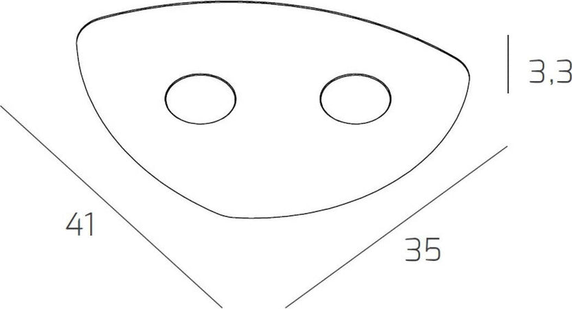 Plafoniera-moderna-Top-Light-SHAPE-1143-2-GX53-LED-metallo-lampada-soffitto