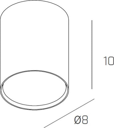 Plafoniera-moderna-Top-Light-SHAPE-1143-PL10-GX53-LED-metallo-lampada-soffitto