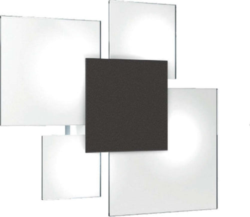 Plafoniera-moderna-Top-Light-UPGRADE-1148-45-E27-LED-vetro-lampada-parete-soffitto