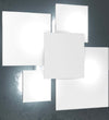 Plafoniera-moderna-Top-Light-UPGRADE-1148-45-E27-LED-vetro-lampada-parete-soffitto