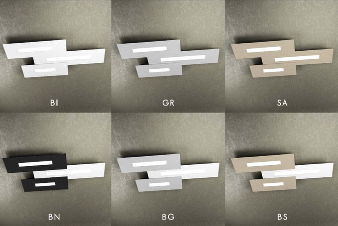 Plafoniera-moderna-Top-Light-WALLY-1138-M3-2G11-LED-metallo-lampada-soffitto