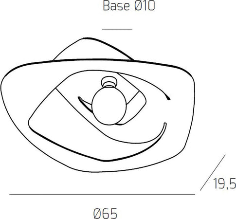 Plafoniera-moderna-Top-Light-WARPED-1157-PL65-E27-LED-metallo-lampada-soffitto