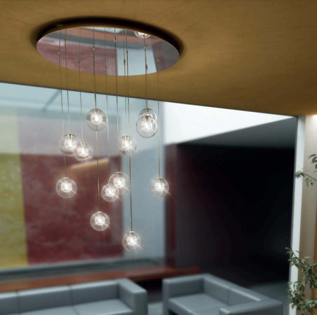 Plafoniera-moderna-Top-Light-WILLOW-1098-S12-TR-BI-G9-LED-metallo-vetro-sospensione