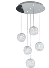 Plafoniera-moderna-Top-Light-WILLOW-1098-S5-GO-G9-LED-metallo-vetro-sospensione