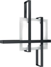 Plafoniera-moderna-Topo-Light-CROSS-1106-50-E27-LED-metallo-vetro-lampada-soffitto