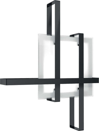 Plafoniera-moderna-Topo-Light-CROSS-1106-50-E27-LED-metallo-vetro-lampada-soffitto