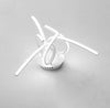 Plafoniera-Moderna-Tosca-Alluminio-E-Silicone-Bianco-3-Luci-Led-45W-3K