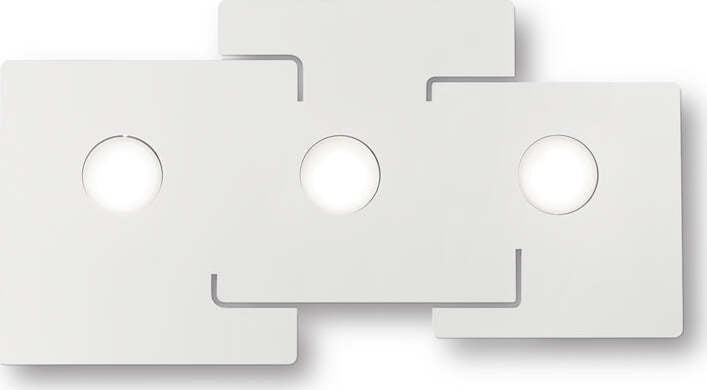 Plafoniera-Moderna-Totem-Metallo-Bianco-3-Luci-Gx53-9W-3000K-Luce-Calda