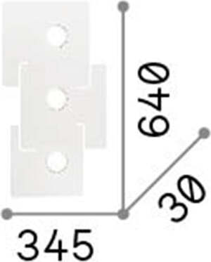 Plafoniera-Moderna-Totem-Metallo-Bianco-3-Luci-Gx53-9W-3000K-Luce-Calda