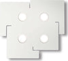 Plafoniera-Moderna-Totem-Metallo-Bianco-4-Luci-Gx53-9W-3000K-Luce-Calda