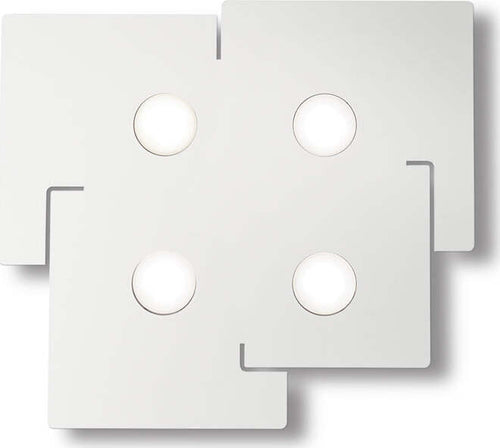 Plafoniera-Moderna-Totem-Metallo-Bianco-4-Luci-Gx53-9W-3000K-Luce-Calda