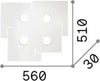 Plafoniera-Moderna-Totem-Metallo-Bianco-4-Luci-Gx53-9W-3000K-Luce-Calda