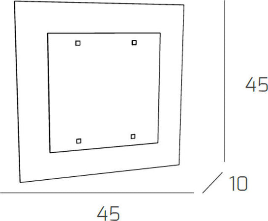Plafoniera-Moderna-Tray-Metallo-E-Vetro-Bianco-2-Luci-E27