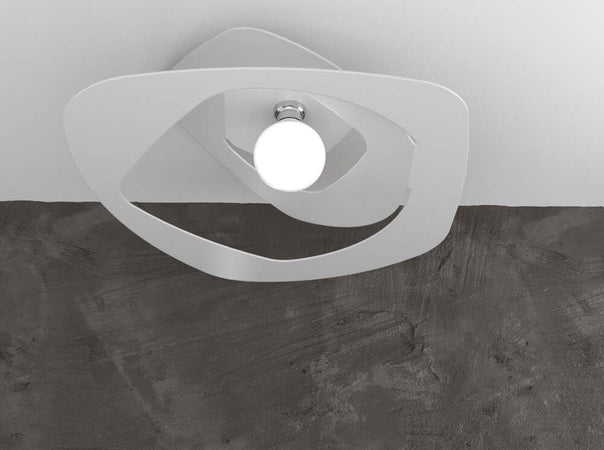 Plafoniera-Moderna-Warped-Metallo-Bianco-1-Luce-E27-D.65Cm