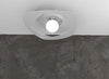 Plafoniera-Moderna-Warped-Metallo-Grigio-1-Luce-E27-D.50Cm