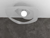 Plafoniera-Moderna-Warped-Metallo-Grigio-1-Luce-E27-D.65Cm