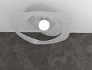 Plafoniera-Moderna-Warped-Metallo-Grigio-1-Luce-E27-D.65Cm