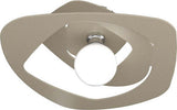 Plafoniera-Moderna-Warped-Metallo-Sabbia-1-Luce-E27-D.50Cm