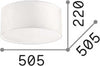 Plafoniera-Moderna-Wheel-Corda-Bianco-3-Luci-E27