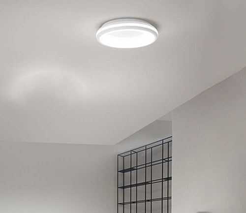 Plafoniera-Moderna-Woofer-Bianco-Led-Grande