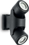 Plafoniera-Moderna-Xeno-Alluminio-Nero-2-Luci-Gu10