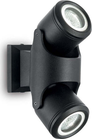 Plafoniera-Moderna-Xeno-Alluminio-Nero-2-Luci-Gu10