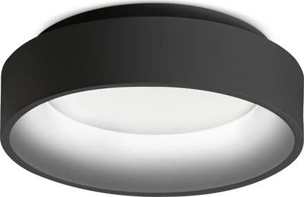 Plafoniera-Moderna-Ziggy-Metallo-Nero-Led-22W-3000K-Luce-Calda