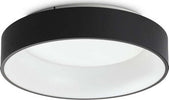 Plafoniera-Moderna-Ziggy-Metallo-Nero-Led-30W-3000K-Luce-Calda