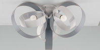 Plafoniera-Moderno-3-Luci-Cerchi-Ferro-Bianco-e-Grigio-Serie-Bolla