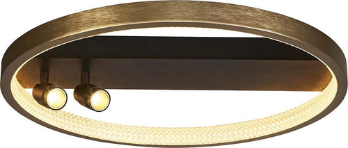 Plafoniera-Moderno-Adornare-Acciaio-Nero-Policarbonato-Oro-Led-37,8W-2700K