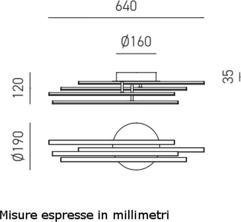 Plafoniera-moderno-Gea-Luce-TULLIA-P4-40W-LED-4000°K-alluminio-lampada-soffitto-parete