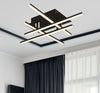 Plafoniera-Moderno-Matrice-Acciaio-Nero-Policarbonato-Bianco-Led-19,3W-3000K