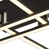 Plafoniera-Moderno-Matrice-Acciaio-Nero-Policarbonato-Bianco-Led-19,3W-3000K