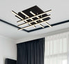 Plafoniera-Moderno-Matrice-Acciaio-Nero-Policarbonato-Bianco-Led-23W-3000K